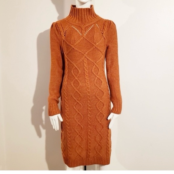 Moda International Copper Wool Knit Dress - Picture 3 of 9